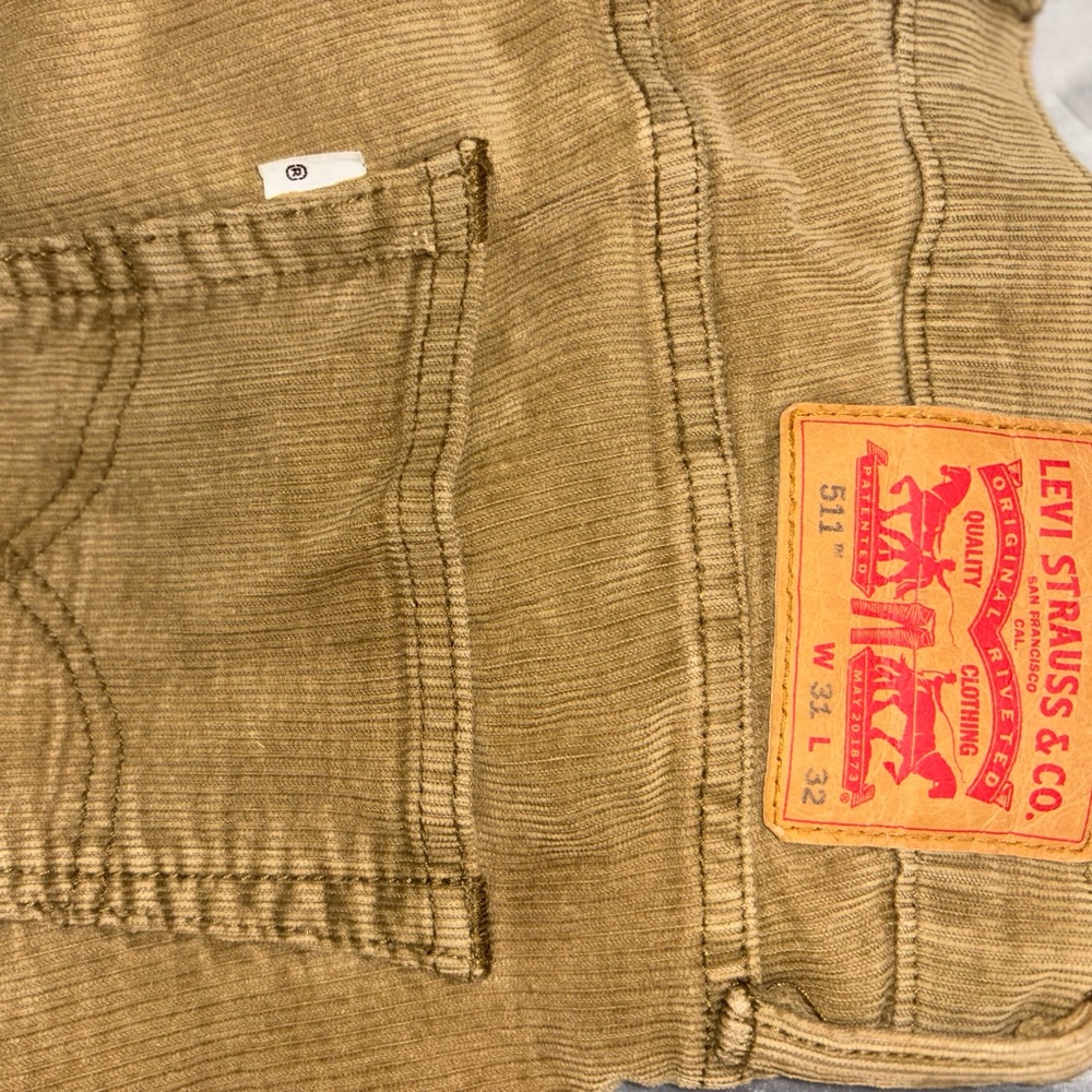 Slim Fit Corduroy Pants
